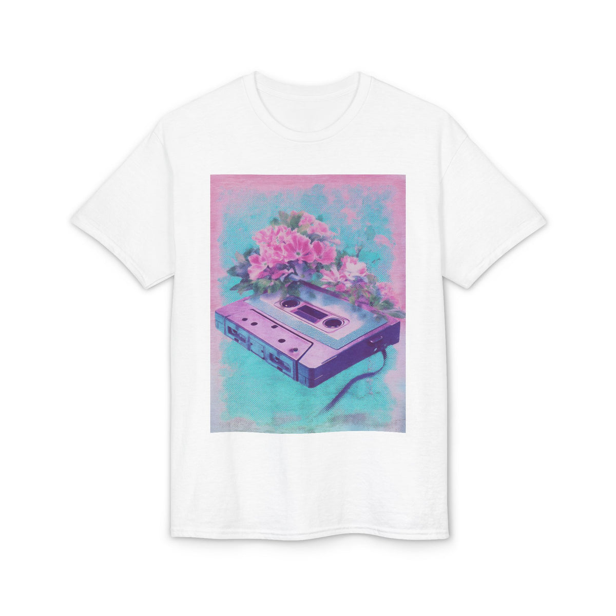 Vintage Cassette Floral T-Shirt