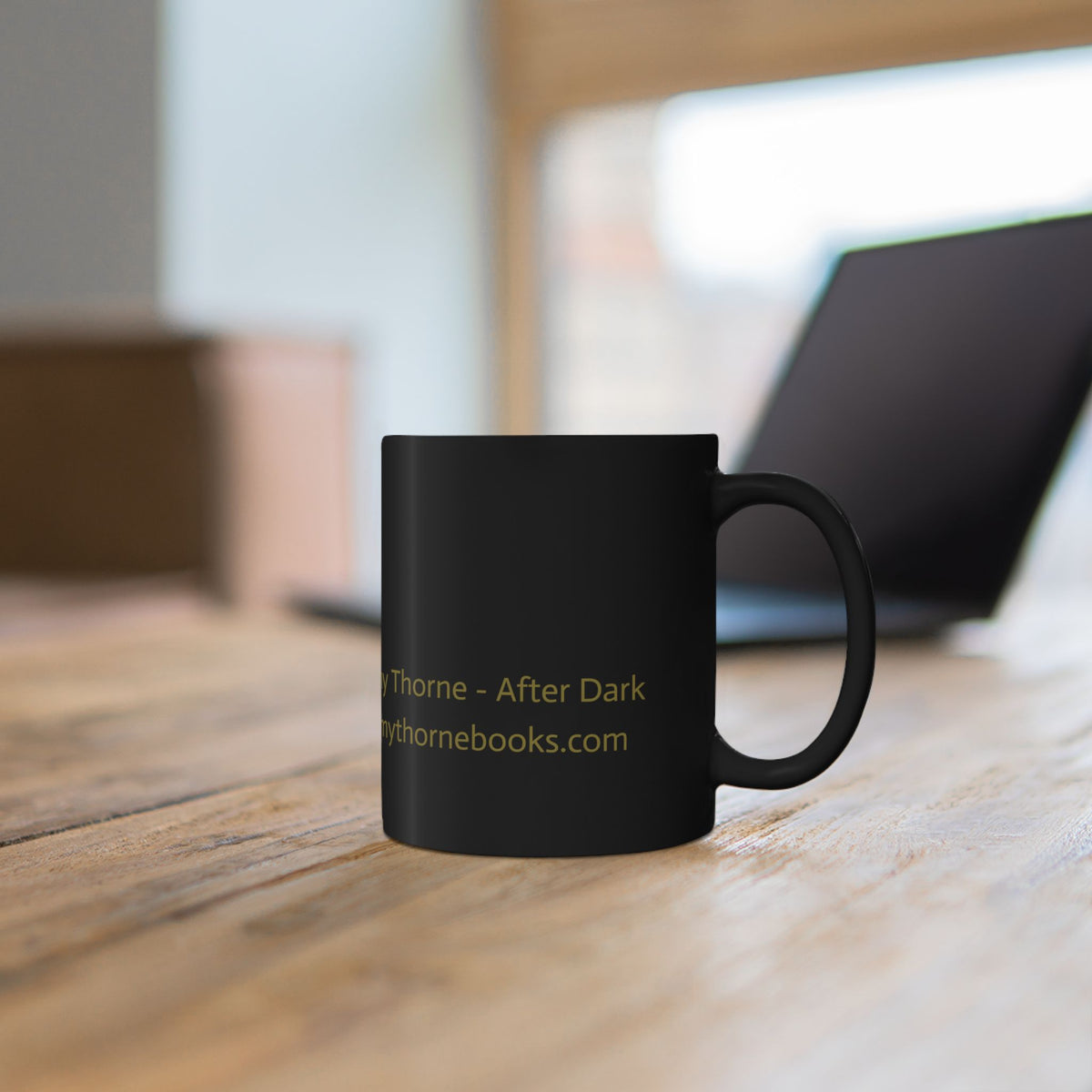 After Dark Novelty Black Mug — 'Where Powerful Men Lose Control' Gold Lettering (11oz/15oz)