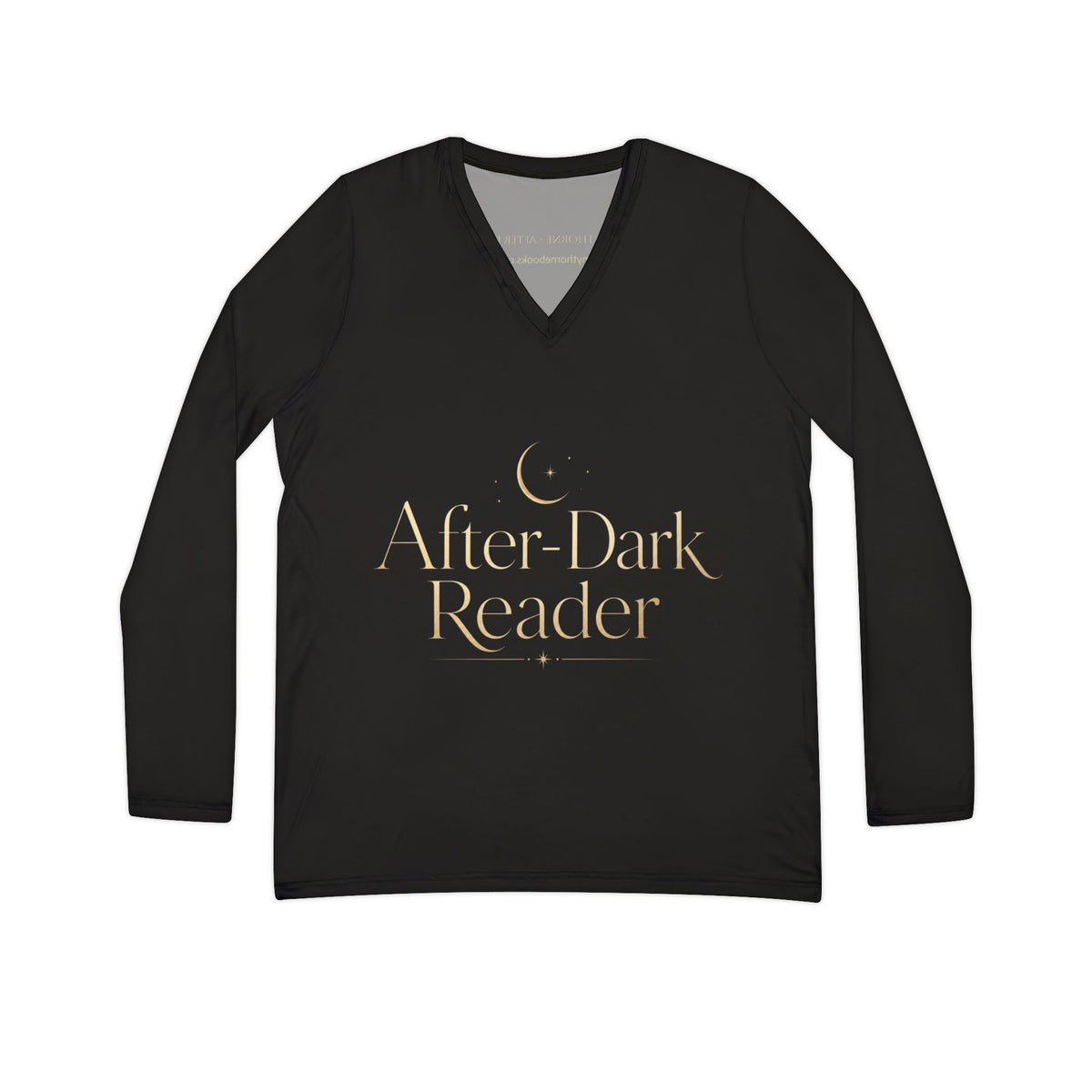 After-Dark Reader V-Neck Long Sleeve