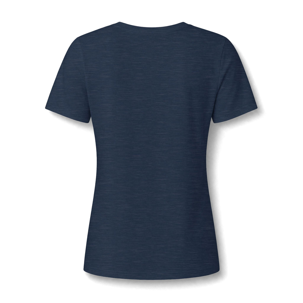 Women's V-Neck Tee — "Where Powerful Men Lose Control" Gold Foil Graphic