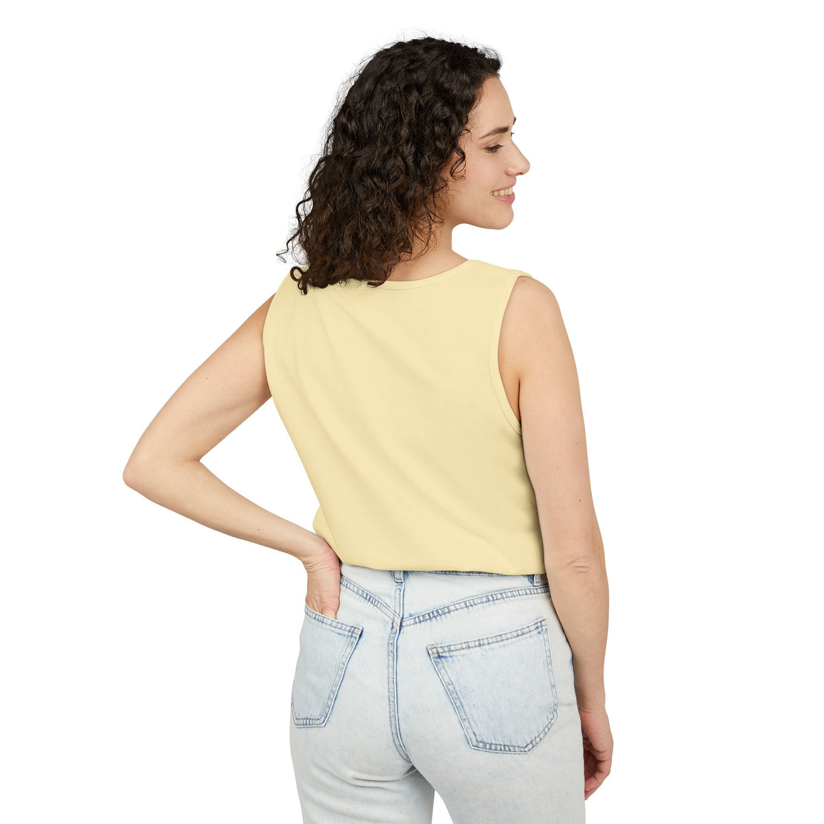 Moonlit Meadow Society Tank Top — Vintage Nightscape Graphic Tank