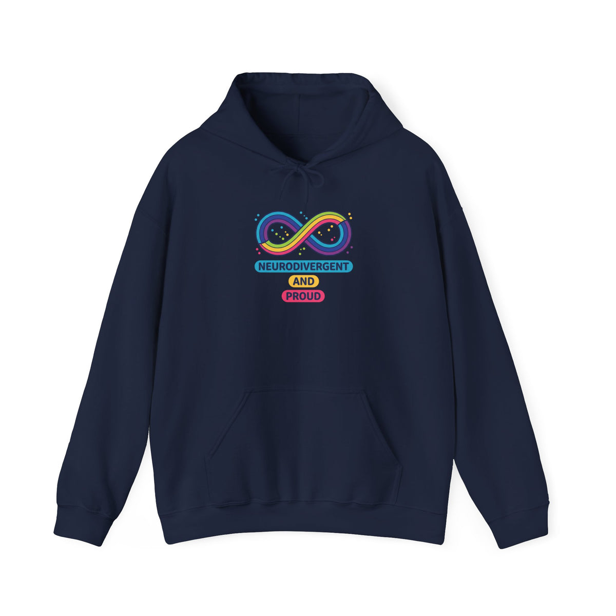 Neurodiversity Infinity Design Hoodie | autistic pride, neurodivergent acceptance