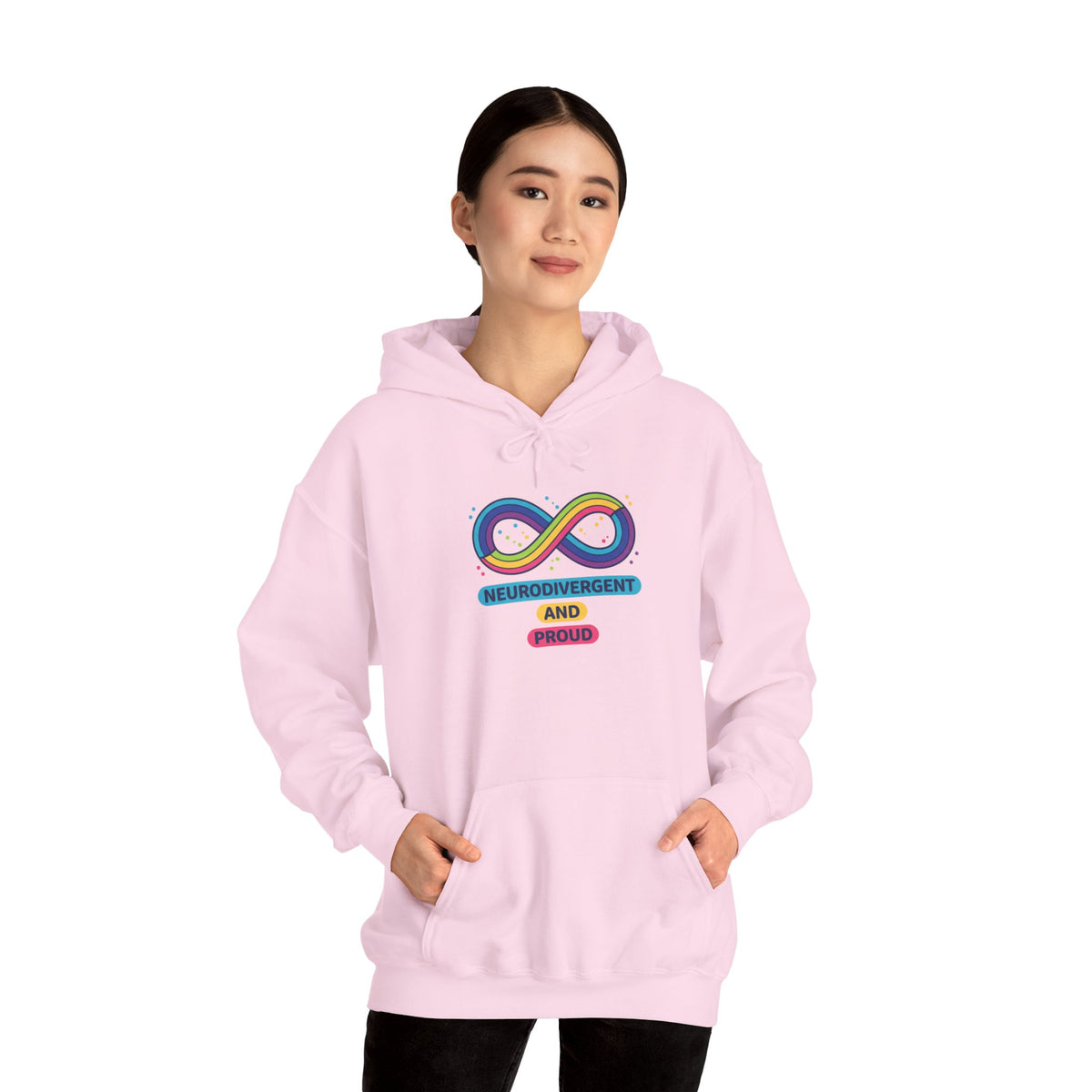 Neurodiversity Infinity Design Hoodie | autistic pride, neurodivergent acceptance