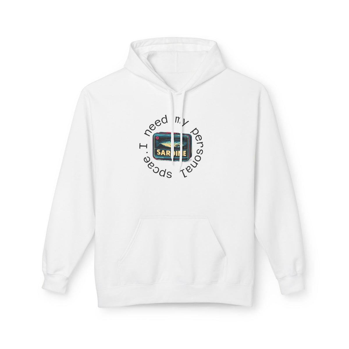 Hoodie - "I Need My Personal Space" Retro Cassette Graphic