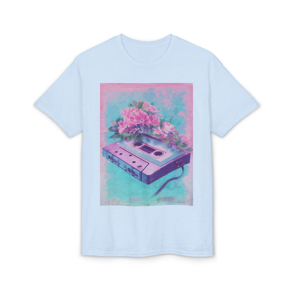 Vintage Cassette Floral T-Shirt