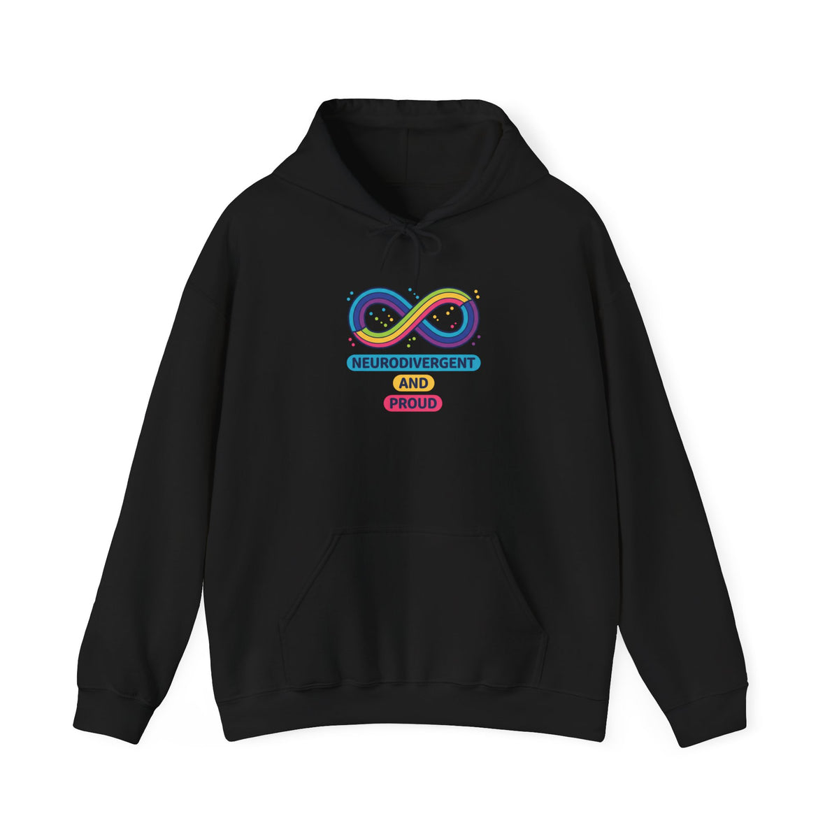 Neurodiversity Infinity Design Hoodie | autistic pride, neurodivergent acceptance