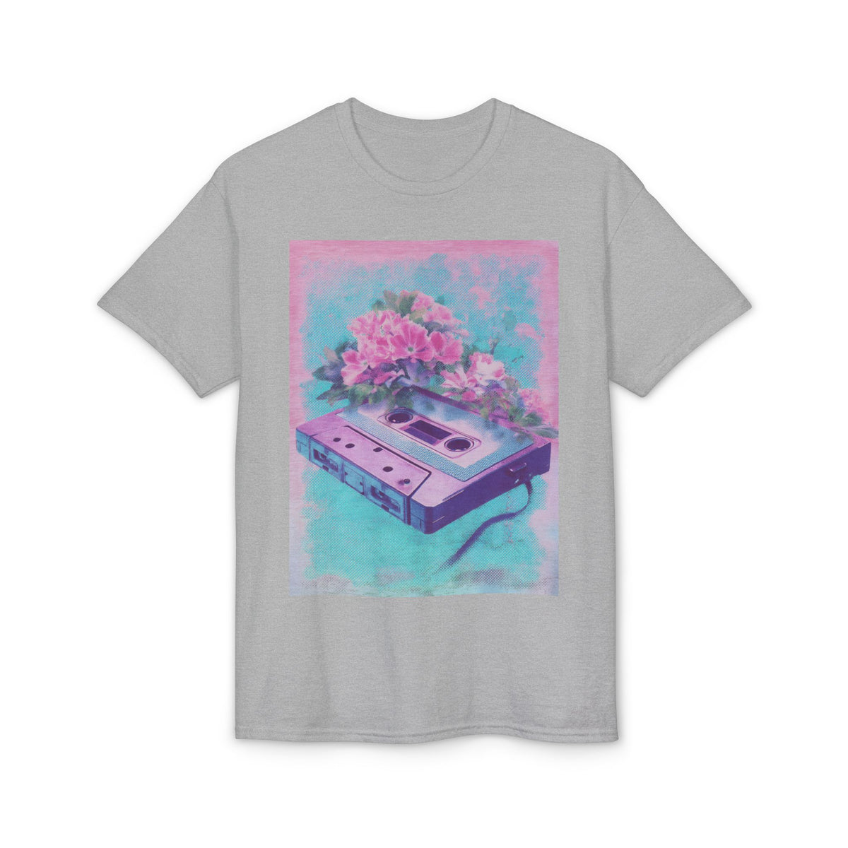 Vintage Cassette Floral T-Shirt