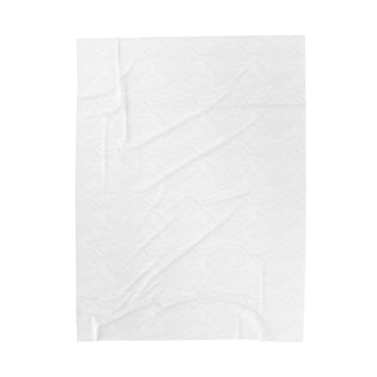Velveteen Plush Blanket - Neutral Woven Lattice Pattern Cozy Soft Throw