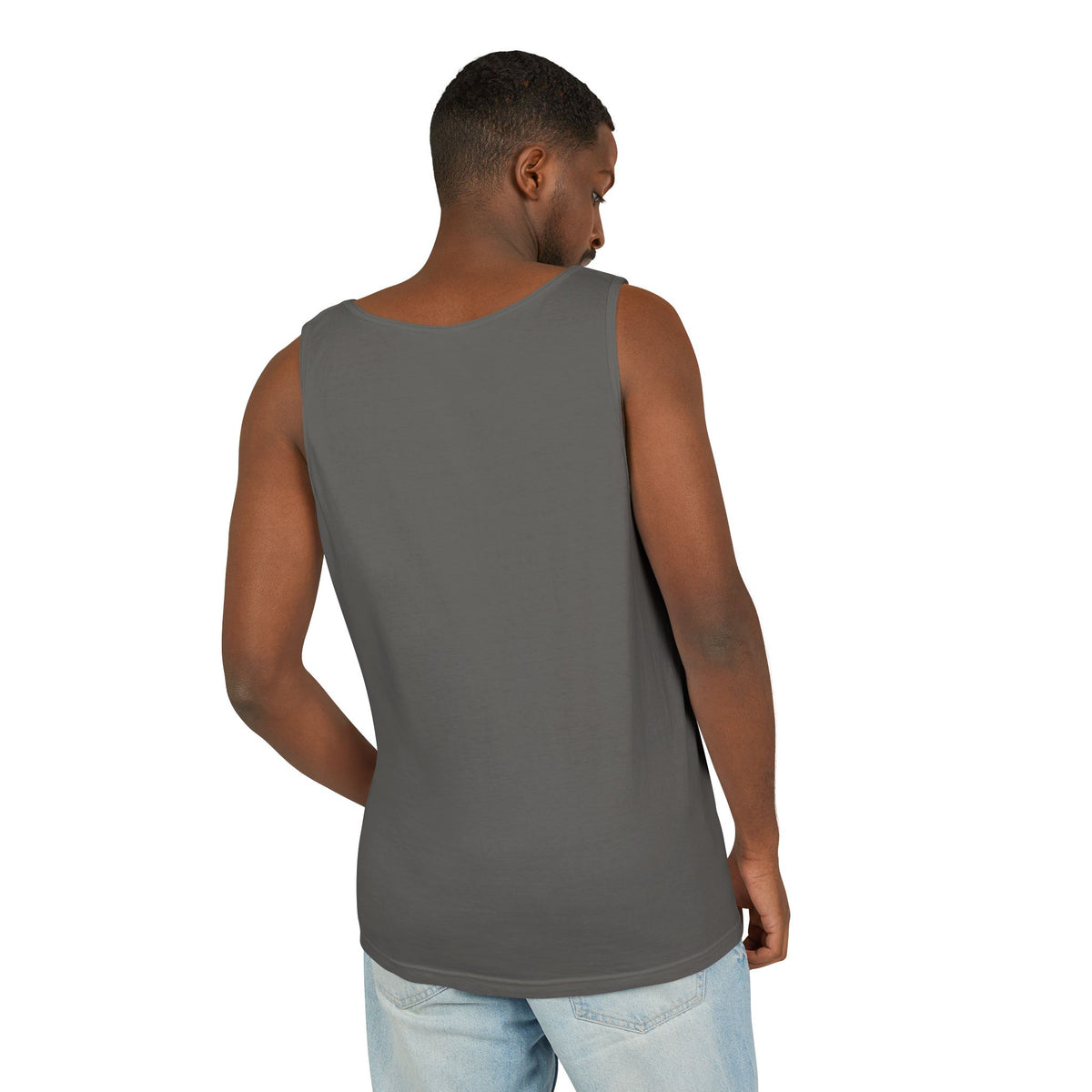 Moon & Magnolia Tank Top — Floral Crescent Moon Graphic Tank