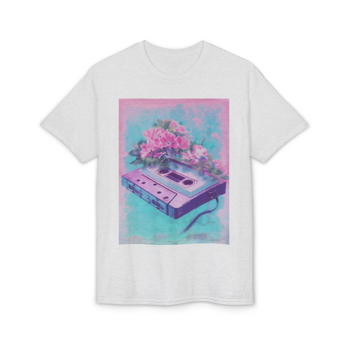 Vintage Cassette Floral T-Shirt
